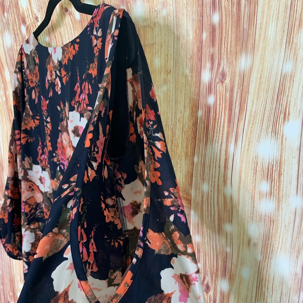 Lulus Shifting Dear Dress Size Small Cold Shoulder 3/4 Sleeves. Party Dress - Picture 5 of 9